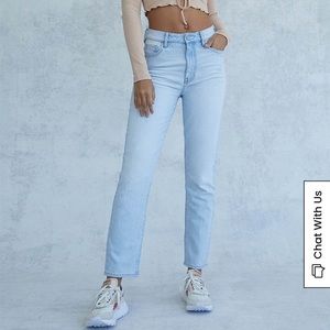 NWT PacSun Eco Light Blue Mom Jeans